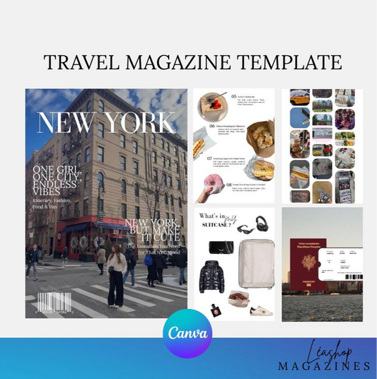 Template TRAVEL édition - 26 pages