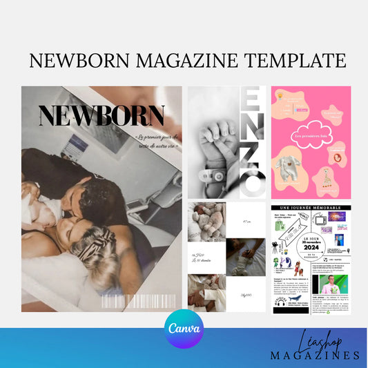 Template NEWBORN  édition - 20 pages