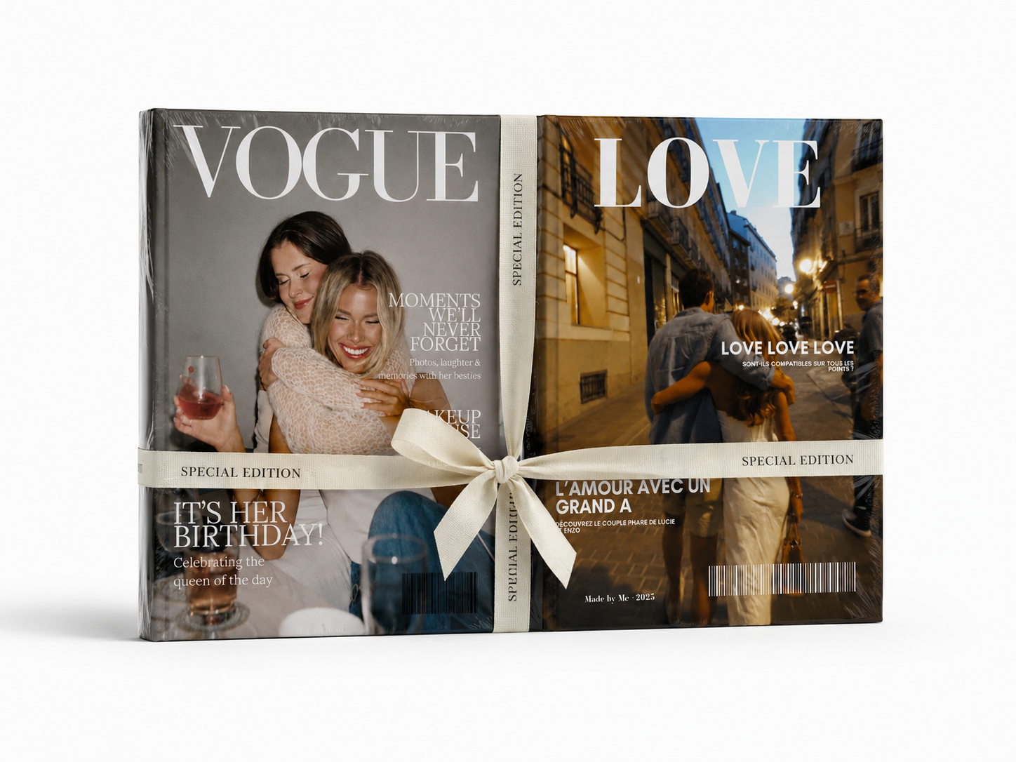 Lot de 2 Templates Magazines Canva – Meilleure Amie & Couple