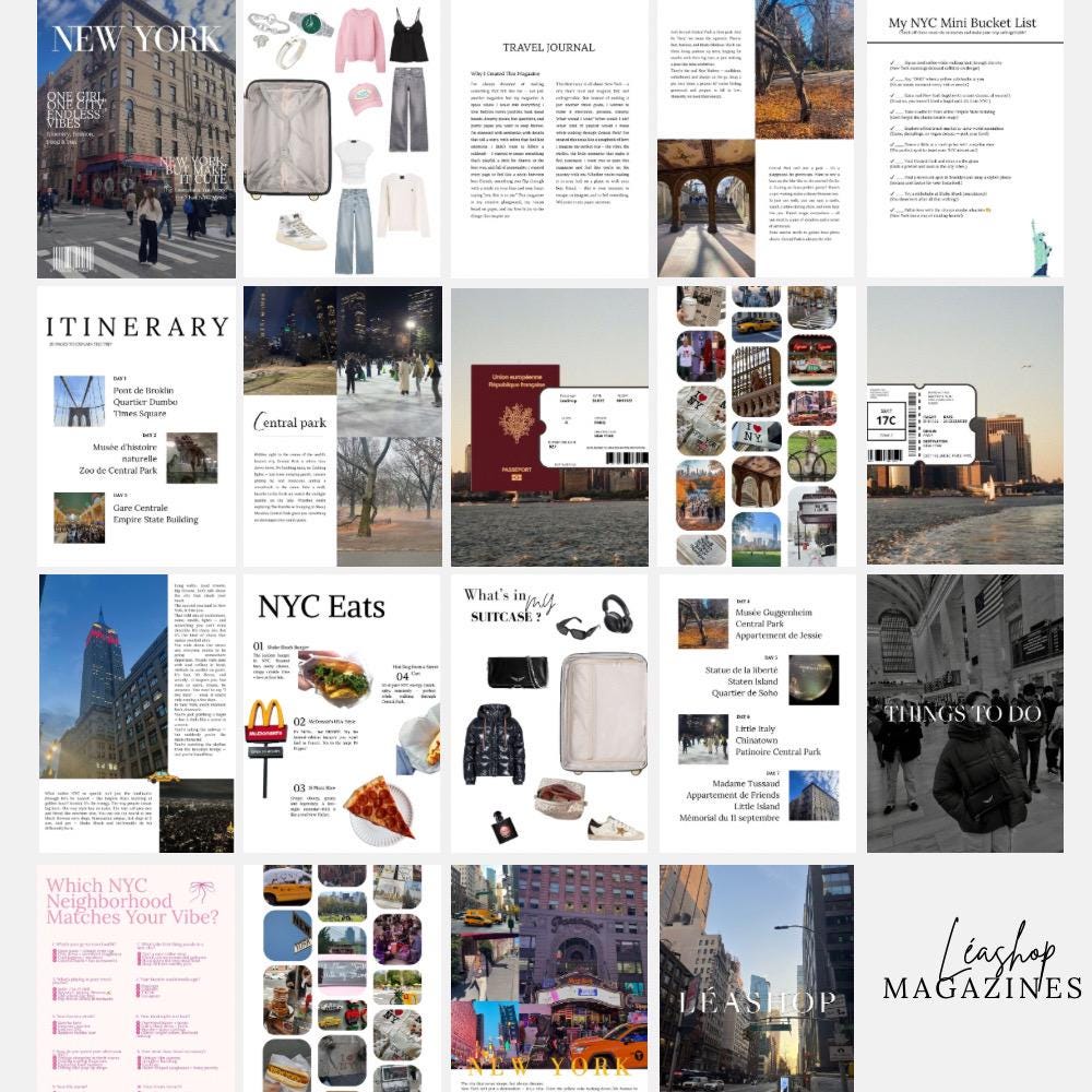 Template TRAVEL édition - 26 pages