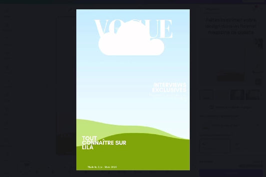 Template Meilleure amie + 40 pages