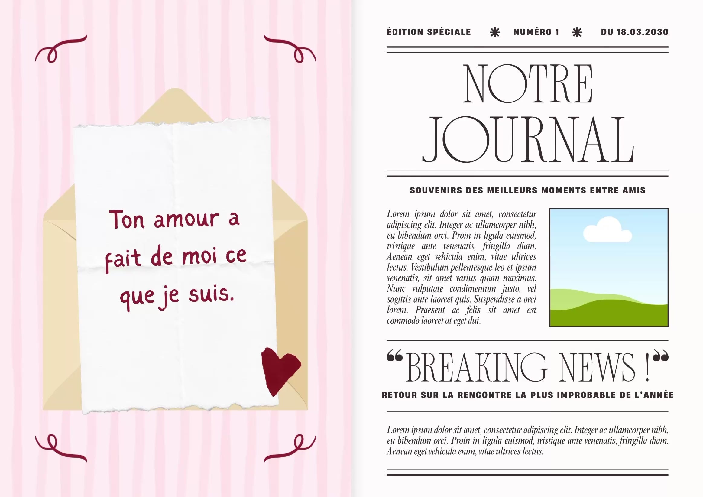 Template Couple 1 ère édition - 40 pages